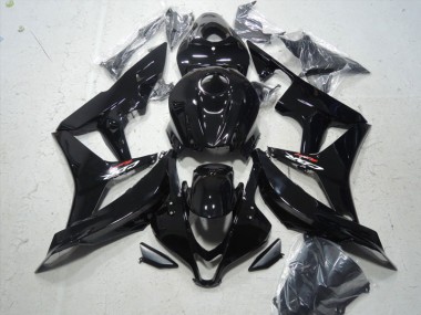 2007-2008 Black Honda CBR600RR Motorcycle Fairing Kits UK Factory