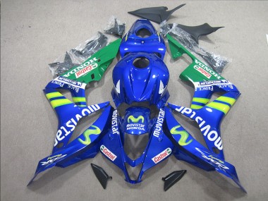2007-2008 Blue White Movistar Honda CBR600RR Bike Fairing UK Factory