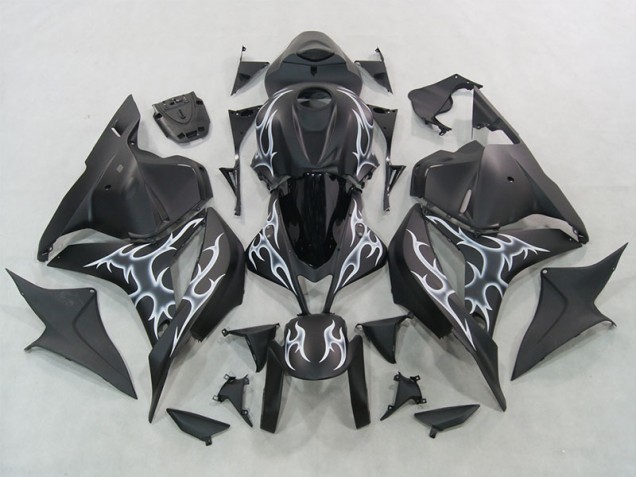 2007-2008 Black Honda CBR600RR Motorbike Fairing Kits UK Factory 2007-2008 Black Honda CBR600RR Motorbike Fairing Kits UK Factory