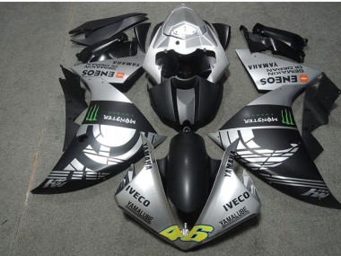 2007-2008 Black Silver Monster IVECO 46 Honda CBR600RR Motorcyle Fairings UK Factory