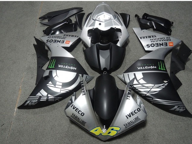2007-2008 Black Silver Monster IVECO 46 Honda CBR600RR Motorcyle Fairings UK Factory 2007-2008 Black Silver Monster IVECO 46 Honda CBR600RR Motorcyle Fairings UK Factory