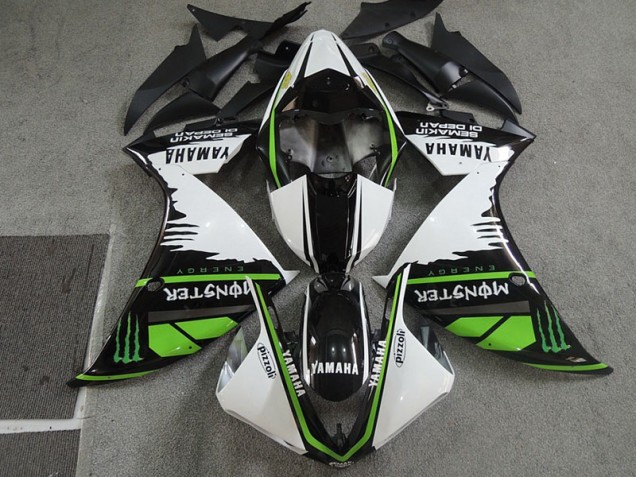 2007-2008 Black White Monster Pizzoli Honda CBR600RR Motorcycle Fairings UK Factory 2007-2008 Black White Monster Pizzoli Honda CBR600RR Motorcycle Fairings UK Factory