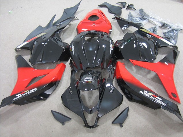 2009-2012 Black Red Honda CBR600RR Bike Fairing UK Factory