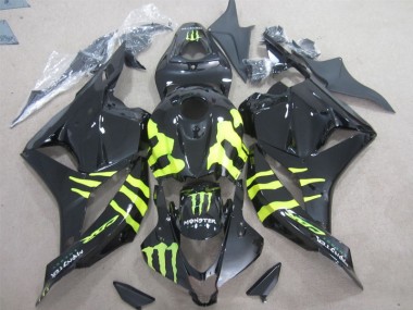 2009-2012 Black Green Monster Honda CBR600RR Motorcycle Fairing UK Factory