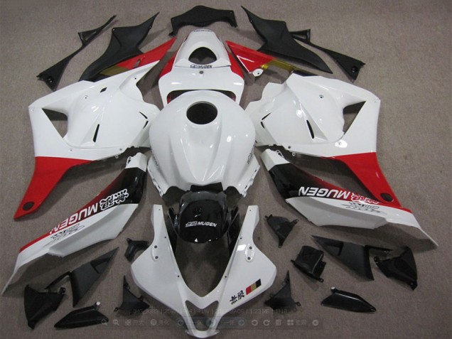 2009-2012 White Red Black Mugen Honda CBR600RR Bike Fairings UK Factory 2009-2012 White Red Black Mugen Honda CBR600RR Bike Fairings UK Factory