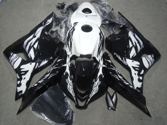 2009-2012 Black White Honda CBR600RR Motorbike Fairing Kits UK Factory 2009-2012 Black White Honda CBR600RR Motorbike Fairing Kits UK Factory
