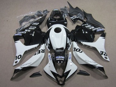 2009-2012 Black White Repsol Honda CBR600RR Motorcycle Replacement Fairings UK Factory