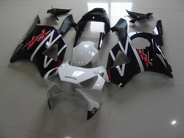 2002-2003 Black White Honda CBR900RR 954 Motor Bike Fairings UK Factory 2002-2003 Black White Honda CBR900RR 954 Motor Bike Fairings UK Factory