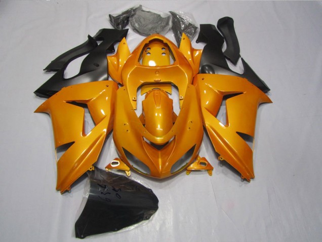 2006-2007 Orange Kawasaki ZX10R Bike Fairing UK Factory