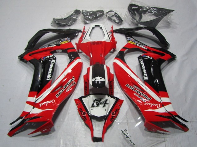 2011-2015 Black Red 84 Kawasaki ZX10R Motorcycle Fairings Kits UK Factory 2011-2015 Black Red 84 Kawasaki ZX10R Motorcycle Fairings Kits UK Factory