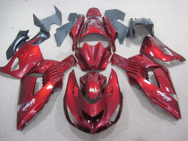 2006-2011 Red White Ninja Decal Kawasaki ZX14R ZZR1400 Bike Fairings UK Factory 2006-2011 Red White Ninja Decal Kawasaki ZX14R ZZR1400 Bike Fairings UK Factory