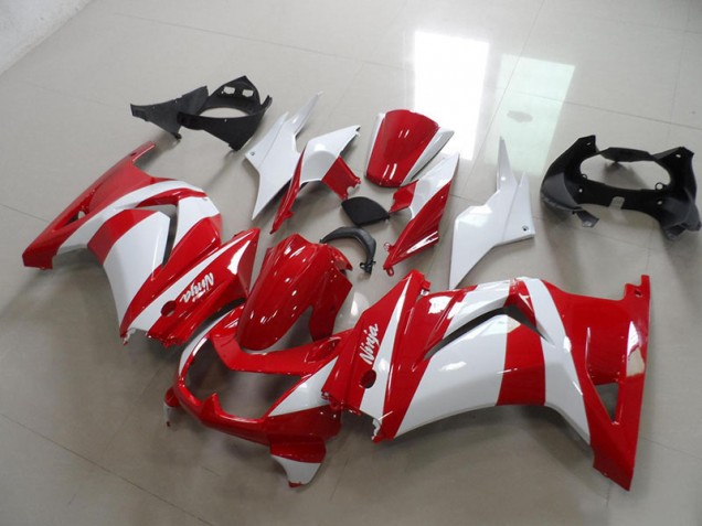 2008-2012 Red White Kawasaki ZX250R Replacement Fairings UK Factory 2008-2012 Red White Kawasaki ZX250R Replacement Fairings UK Factory