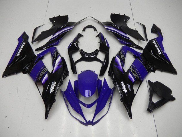 2013-2018 Black Blue Kawasaki ZX6R Motorbike Fairing UK Factory 2013-2018 Black Blue Kawasaki ZX6R Motorbike Fairing UK Factory