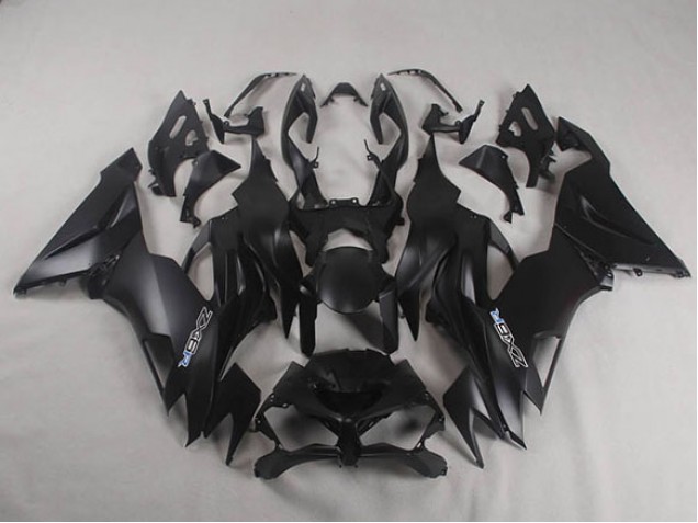 2019-2023 Black Kawasaki ZX6R Replacement Fairings UK Factory 2019-2023 Black Kawasaki ZX6R Replacement Fairings UK Factory
