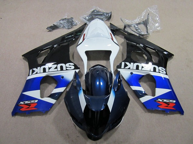 2003-2004 Blue White Decal Suzuki GSXR1000 Bike Fairings UK Factory 2003-2004 Blue White Decal Suzuki GSXR1000 Bike Fairings UK Factory