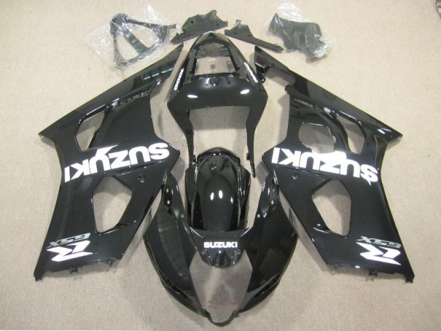2003-2004 Black White Decal Suzuki GSXR1000 Motor Bike Fairings UK Factory 2003-2004 Black White Decal Suzuki GSXR1000 Motor Bike Fairings UK Factory