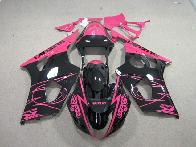 2003-2004 Pink Black Suzuki GSXR1000 Bike Fairing Kit UK Factory 2003-2004 Pink Black Suzuki GSXR1000 Bike Fairing Kit UK Factory