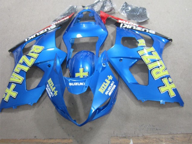 2003-2004 Blue Rizla Suzuki GSXR1000 Motorcycle Replacement Fairings UK Factory 2003-2004 Blue Rizla Suzuki GSXR1000 Motorcycle Replacement Fairings UK Factory