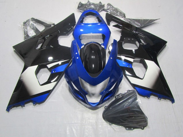 2004-2005 Black Blue Suzuki GSXR600 Motorcylce Fairings UK Factory 2004-2005 Black Blue Suzuki GSXR600 Motorcylce Fairings UK Factory