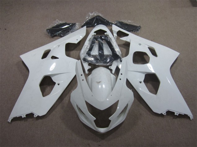 2004-2005 White Suzuki GSXR600 Bike Fairings UK Factory 2004-2005 White Suzuki GSXR600 Bike Fairings UK Factory