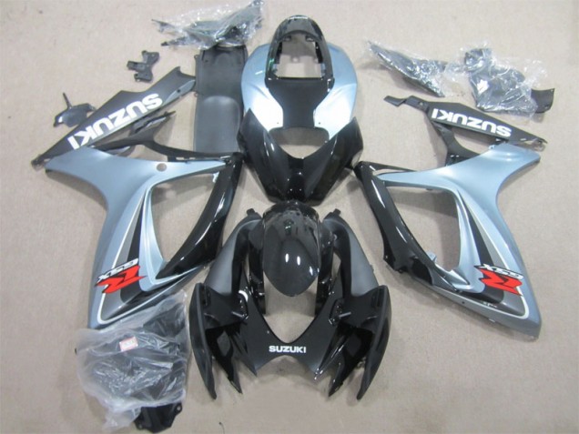 2006-2007 Black Grey Suzuki GSXR600 Motor Fairings UK Factory