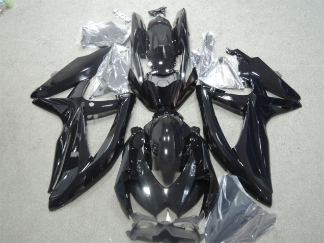 2008-2010 Black Suzuki GSXR600 Motorcycle Fairings Kits UK Factory 2008-2010 Black Suzuki GSXR600 Motorcycle Fairings Kits UK Factory