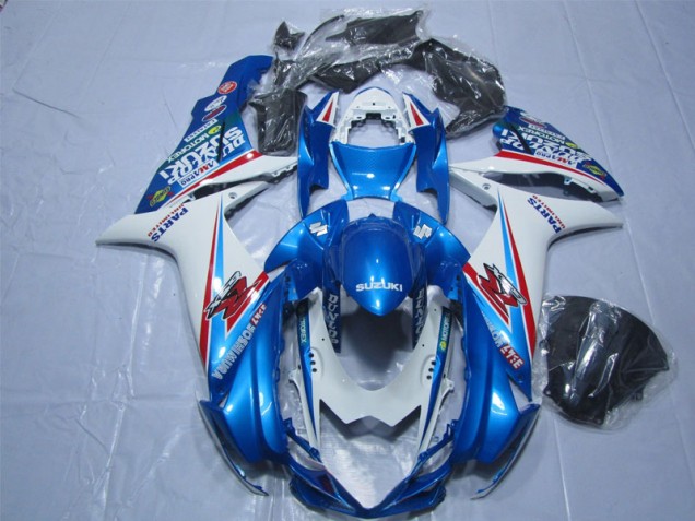2011-2021 Blue White Suzuki GSXR600 Replacement Motorcycle Fairings UK Factory 2011-2021 Blue White Suzuki GSXR600 Replacement Motorcycle Fairings UK Factory