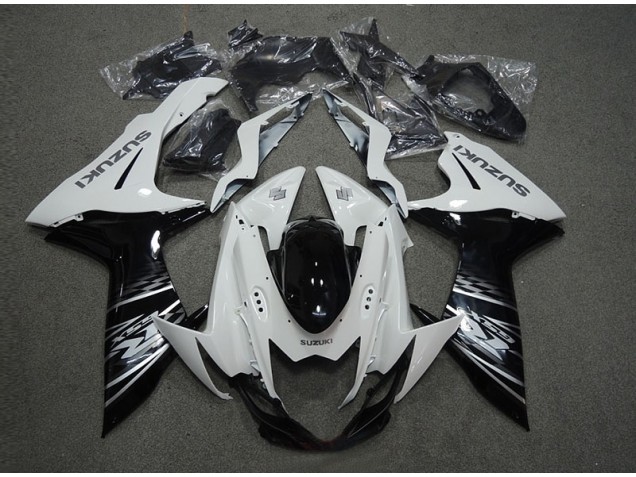 2011-2021 White Black Suzuki GSXR600 Motorcycle Replacement Fairings UK Factory 2011-2021 White Black Suzuki GSXR600 Motorcycle Replacement Fairings UK Factory