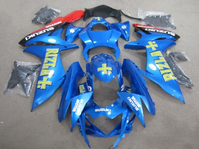 2011-2021 Blue Yellow Rizla Suzuki GSXR600 Motorcylce Fairings UK Factory 2011-2021 Blue Yellow Rizla Suzuki GSXR600 Motorcylce Fairings UK Factory