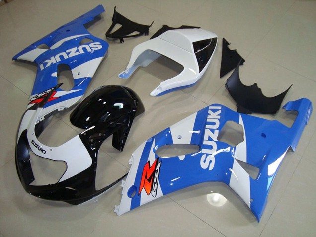 2001-2003 Blue White Suzuki GSXR750 Bike Fairings UK Factory 2001-2003 Blue White Suzuki GSXR750 Bike Fairings UK Factory