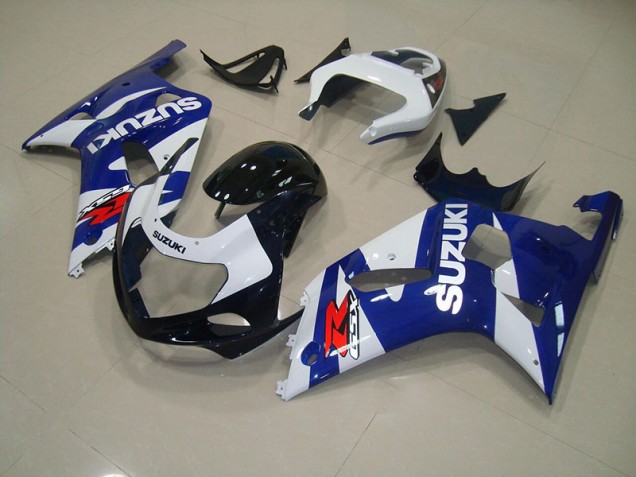 2001-2003 Blue White Suzuki GSXR750 Motorbike Fairing UK Factory 2001-2003 Blue White Suzuki GSXR750 Motorbike Fairing UK Factory