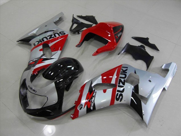 2001-2003 Black Red Suzuki GSXR750 Moto Fairings UK Factory 2001-2003 Black Red Suzuki GSXR750 Moto Fairings UK Factory