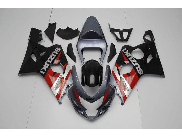 2004-2005 Black Red Suzuki GSXR750 Bike Fairings UK Factory 2004-2005 Black Red Suzuki GSXR750 Bike Fairings UK Factory