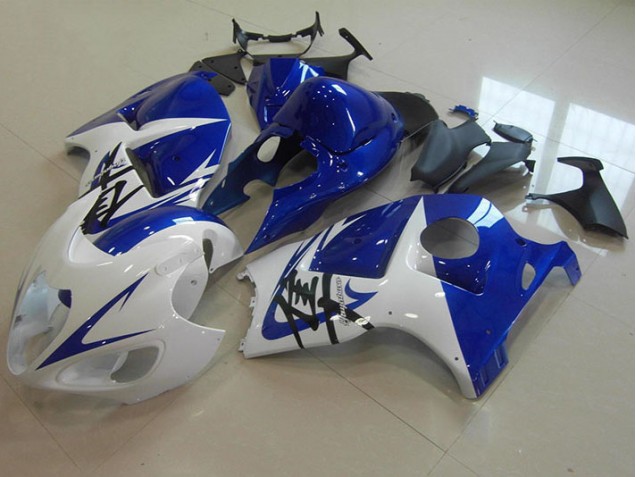 1996-2007 Blue White Suzuki GSXR1300 Hayabusa Moto Fairings UK Factory 1996-2007 Blue White Suzuki GSXR1300 Hayabusa Moto Fairings UK Factory