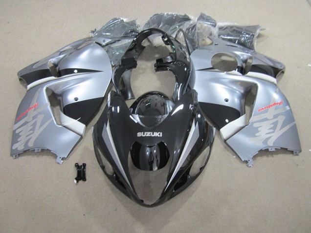 1996-2007 Black Silver Suzuki GSXR1300 Hayabusa Motorcyle Fairings UK Factory 1996-2007 Black Silver Suzuki GSXR1300 Hayabusa Motorcyle Fairings UK Factory