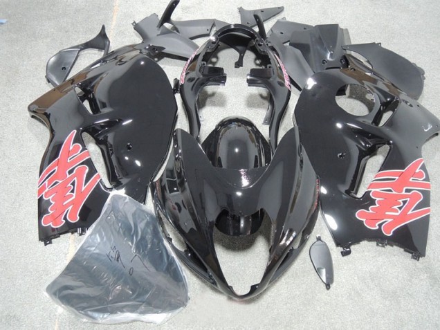 1996-2007 Black Red Decal Suzuki GSXR1300 Hayabusa Motorcycle Fairings Kit UK Factory 1996-2007 Black Red Decal Suzuki GSXR1300 Hayabusa Motorcycle Fairings Kit UK Factory