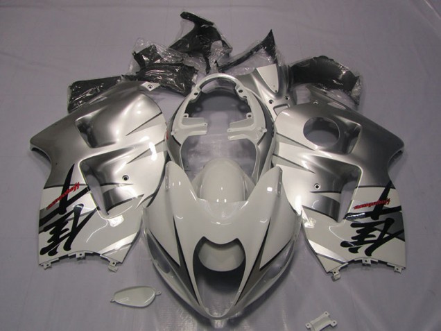 1996-2007 White Black Decal Suzuki GSXR1300 Hayabusa Motorcycle Fairings UK Factory 1996-2007 White Black Decal Suzuki GSXR1300 Hayabusa Motorcycle Fairings UK Factory