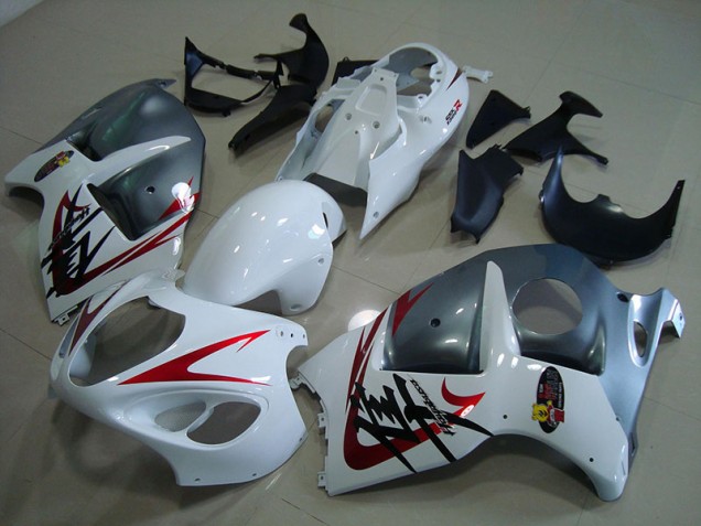 1996-2007 White Black Suzuki GSXR1300 Hayabusa Motorcycle Fairing Kit UK Factory 1996-2007 White Black Suzuki GSXR1300 Hayabusa Motorcycle Fairing Kit UK Factory