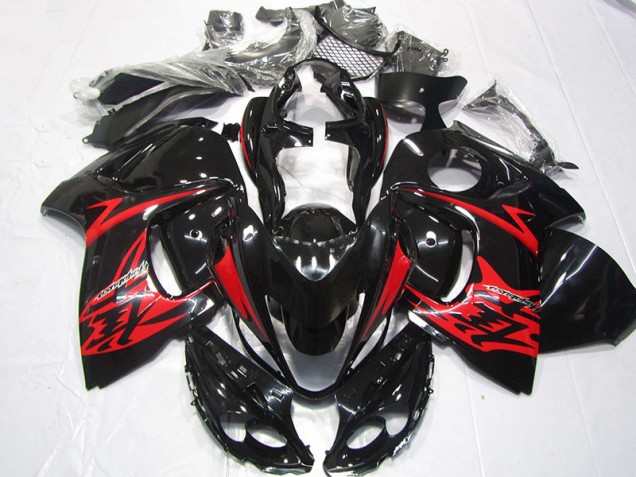 2008-2019 Black Red Suzuki GSXR1300 Hayabusa Bike Fairing Kit UK Factory 2008-2019 Black Red Suzuki GSXR1300 Hayabusa Bike Fairing Kit UK Factory