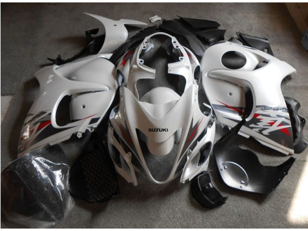 2008-2019 White Black Suzuki GSXR1300 Hayabusa Motorcycle Fairings Kits UK Factory 2008-2019 White Black Suzuki GSXR1300 Hayabusa Motorcycle Fairings Kits UK Factory