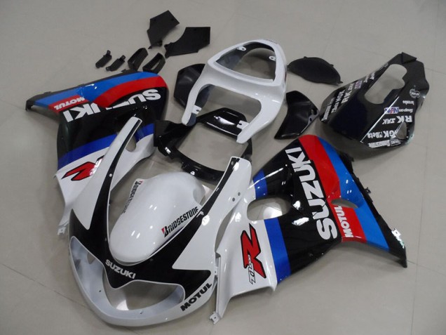 1998-2003 White Blue Motul Suzuki TL1000R Motorbike Fairing UK Factory 1998-2003 White Blue Motul Suzuki TL1000R Motorbike Fairing UK Factory