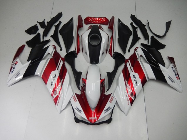 2015-2022 Black Red White Yamaha YZF R3 Motorcycle Fairings UK Factory 2015-2022 Black Red White Yamaha YZF R3 Motorcycle Fairings UK Factory