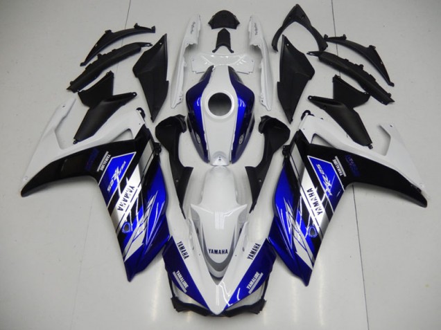 2015-2022 Blue White Yamaha YZF R3 Motorcycle Fairing UK Factory 2015-2022 Blue White Yamaha YZF R3 Motorcycle Fairing UK Factory