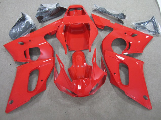 1998-2002 Red Yamaha YZF R6 Motorcycle Fairing Kits UK Factory 1998-2002 Red Yamaha YZF R6 Motorcycle Fairing Kits UK Factory