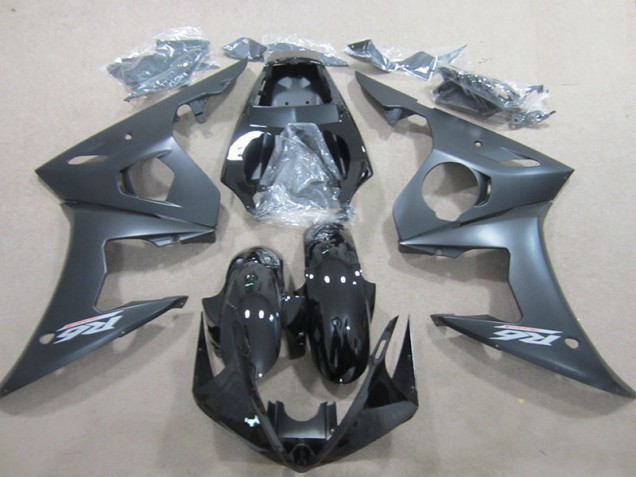2003-2005 Black Yamaha YZF R6 Bike Fairing Kit UK Factory 2003-2005 Black Yamaha YZF R6 Bike Fairing Kit UK Factory