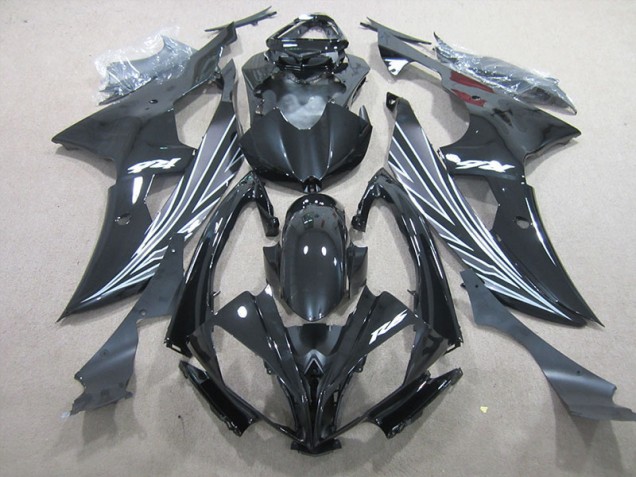 2006-2007 Black Yamaha YZF R6 Motorcycle Fairings UK Factory 2006-2007 Black Yamaha YZF R6 Motorcycle Fairings UK Factory